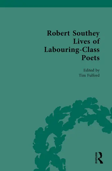 Cover of Robert Southey Lives of Labouring-Class Poets