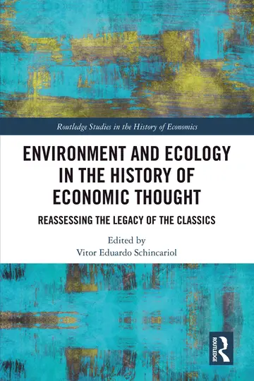 Cover of Environment and Ecology in the History of Economic Thought