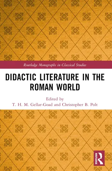 Cover of Didactic Literature in the Roman World