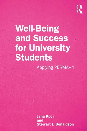 Cover of Well-Being and Success for University Students