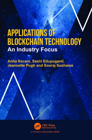 Cover of Applications of Blockchain Technology an Industry Focus