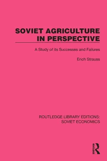 Cover of Soviet Agriculture in Perspective