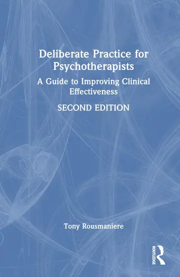 Cover of Deliberate Practice for Psychotherapists