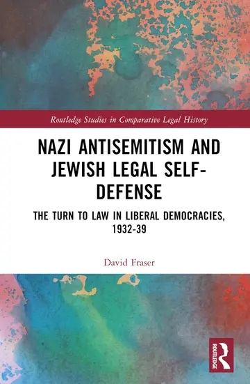 Cover of Nazi Antisemitism and Jewish Legal Self-Defense