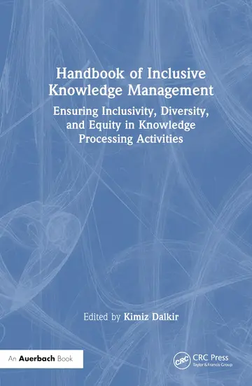 Cover of Handbook of Inclusive Knowledge Management