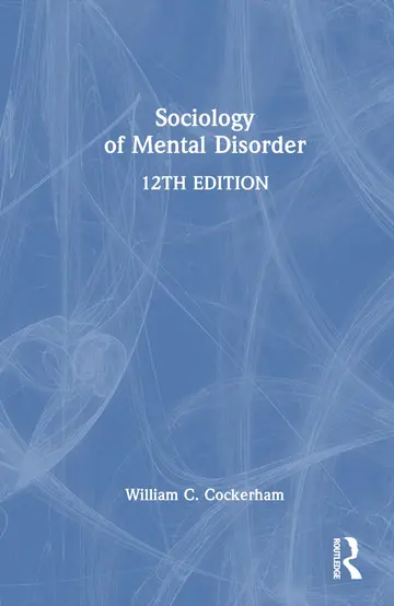Cover of Sociology of Mental Disorder
