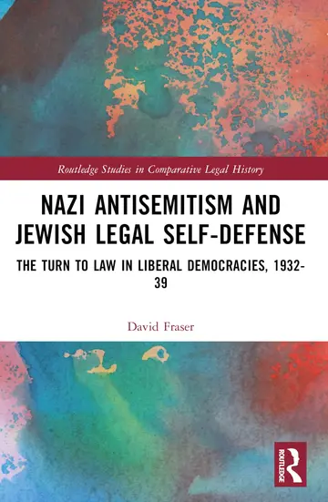 Cover of Nazi Antisemitism and Jewish Legal Self-defense