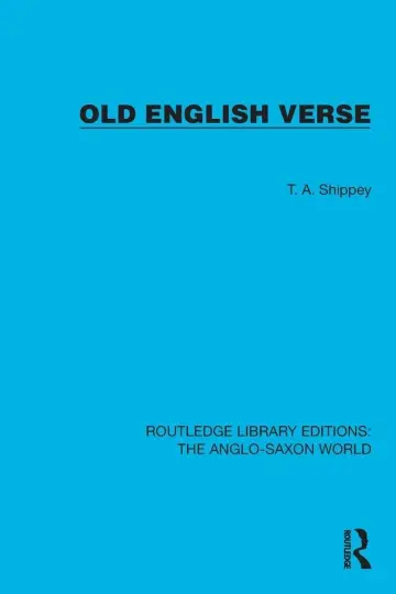 Cover of Old English Verse