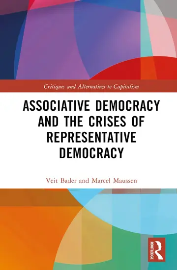 Cover of Associative Democracy and the Crises of Representative Democracies