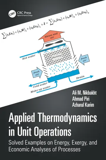Cover of Applied Thermodynamics in Unit Operations
