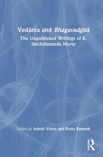 Cover of Vedānta and Bhagavadgītā