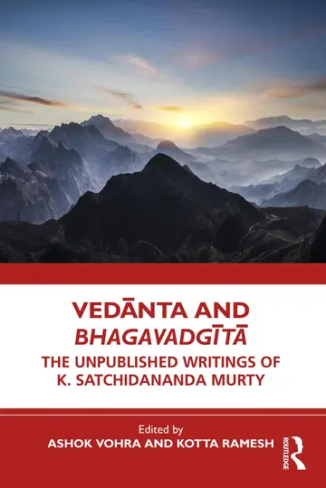 Cover of Vedānta and Bhagavadgītā