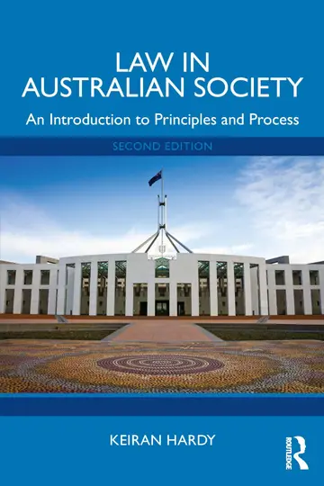 Cover of Law in Australian Society