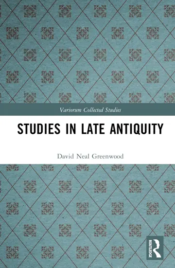 Cover of Studies in Late Antiquity