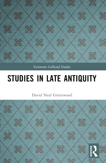 Cover of Studies in Late Antiquity