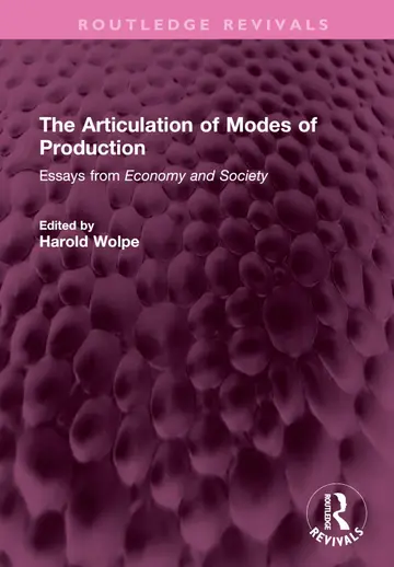 Cover of The Articulation of Modes of Production