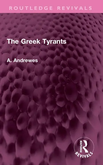 Cover of The Greek Tyrants