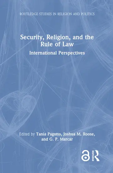 Cover of Security, Religion, and the Rule of Law