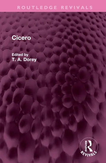 Cover of Cicero