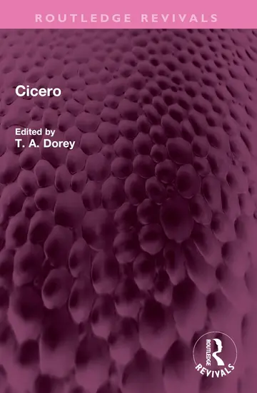 Cover of Cicero
