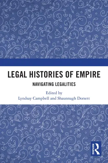 Cover of Legal Histories of Empire