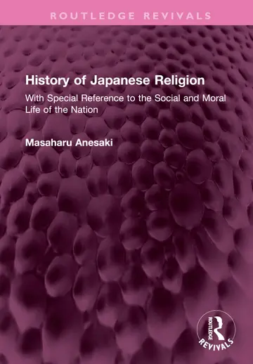 Cover of History of Japanese Religion