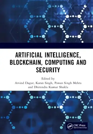 Cover of Artificial Intelligence, Blockchain, Computing and Security Set