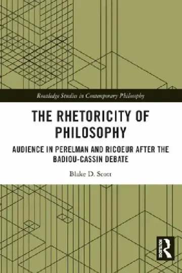 Cover of The Rhetoricity of Philosophy