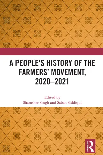 Cover of A People's History of the Farmers' Movement, 2020–2021