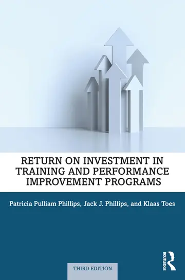 Cover of Return on Investment in Training and Performance Improvement Programs