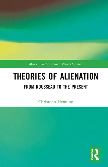 Cover of Theories of Alienation
