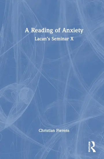 Cover of A Reading of Anxiety