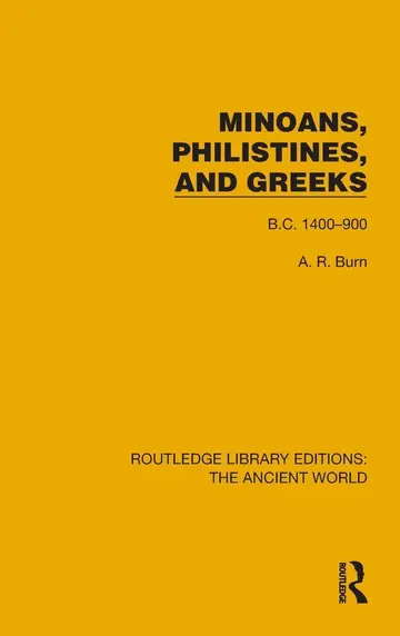 Cover of Minoans, Philistines and Greeks