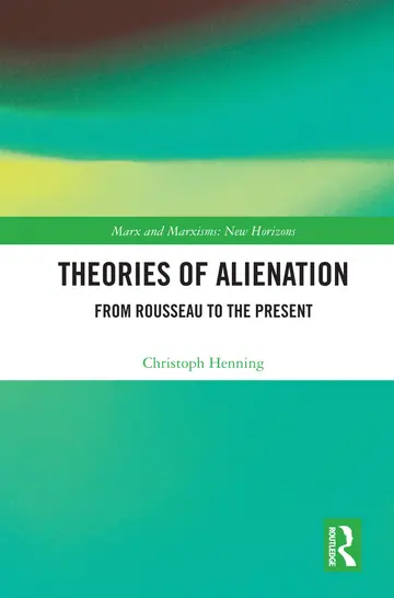 Cover of Theories of Alienation