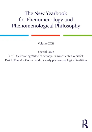 Cover of The New Yearbook for Phenomenology and Phenomenological Philosophy