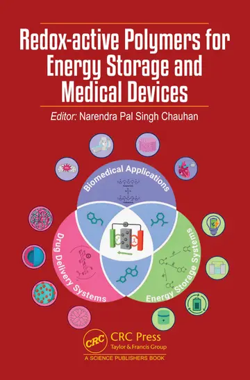 Cover of Redox-active Polymers for Energy Storage and Medical Devices