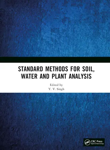 Cover of Standard Methods for Soil, Water and Plant Analysis