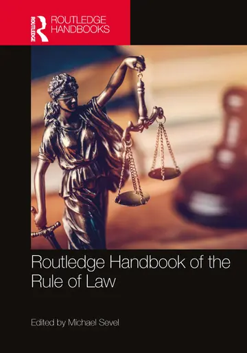 Cover of Routledge Handbook of the Rule of Law