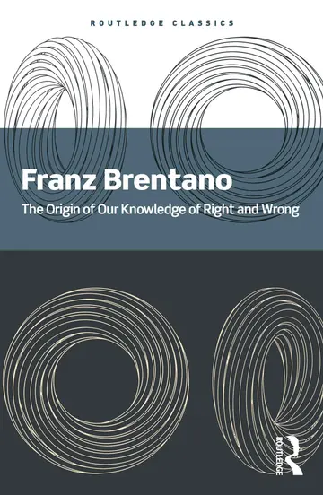 Cover of The Origin of Our Knowledge of Right and Wrong