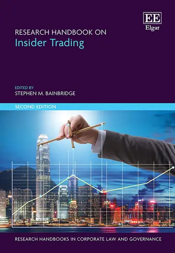 Cover of Research Handbook on Insider Trading