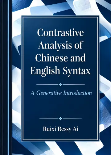 Cover of Contrastive Analysis of Chinese and English Syntax