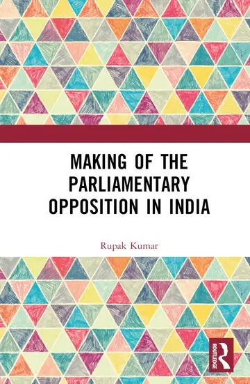 Cover of Making of the Parliamentary Opposition in India
