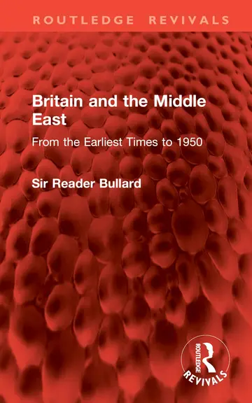 Cover of Britain and the Middle East