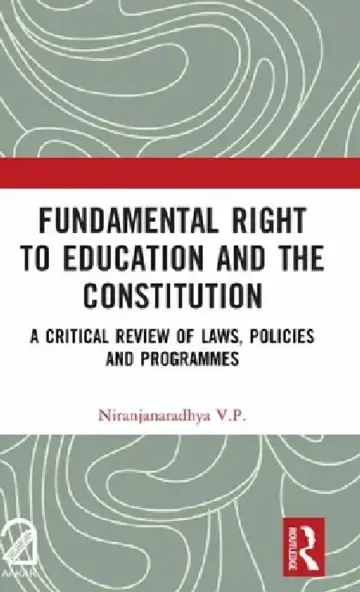 Cover of Fundamental Right to Education and The Constitution