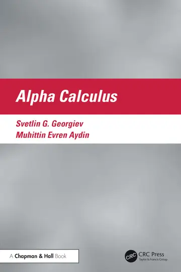 Cover of Alpha Calculus