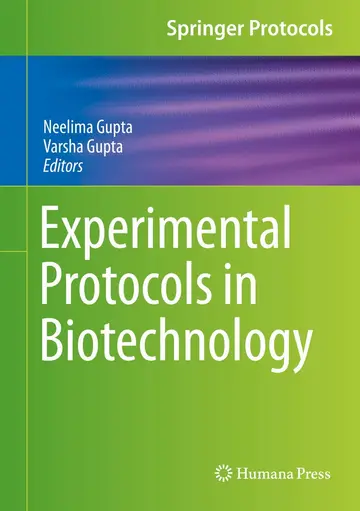 Cover of Experimental Protocols in Biotechnology