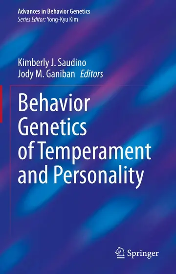 Cover of Behavior Genetics of Temperament and Personality