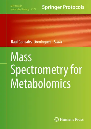Cover of Mass Spectrometry for Metabolomics