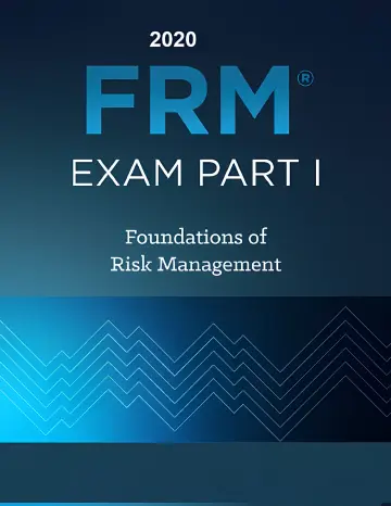 Cover of FRM Part 1 Foundations of Risk Management 2020
