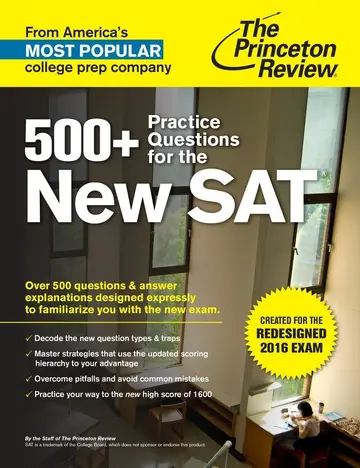 Cover of 500+ Practice Questions for the New SAT